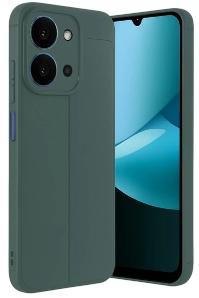 Newface Xiaomi Redmi 15C 4G Auto Focus Kapak - Koyu Yeşil ürün görseli 1