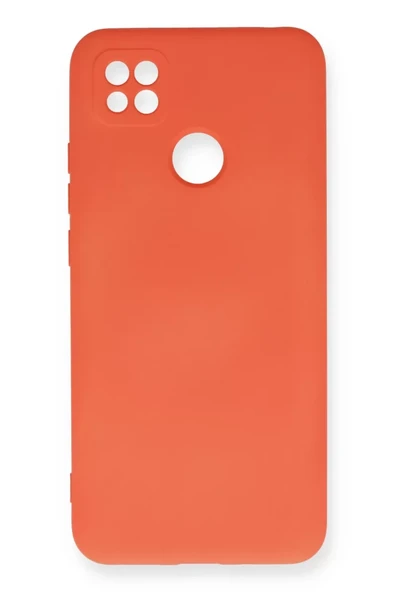 Newface Xiaomi Redmi 9C Kılıf Nano içi Kadife Silikon - Turuncu ürün görseli 1