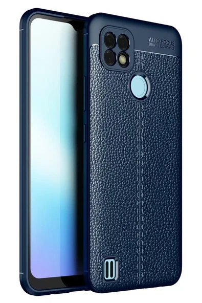 Newface Realme C21 Kılıf Auto Focus Kapak - Lacivert ürün görseli 1