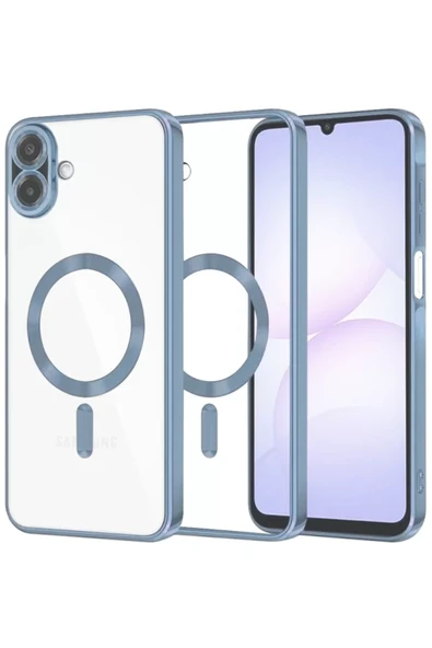 Newface Samsung Galaxy A07 4G Kross Magneticsafe Kapak - Sierra Blue ürün görseli 1