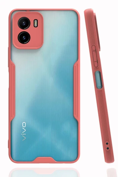 Newface Vivo Y15S Kılıf Platin Silikon - Pembe ürün görseli 1