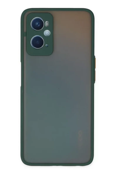 Newface Oppo A96 Kılıf Montreal Silikon Kapak - Yeşil ürün görseli 1
