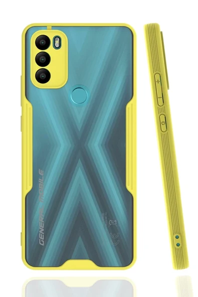 Newface General Mobile GM 21 Plus Kılıf Platin Silikon - Sarı ürün görseli 1