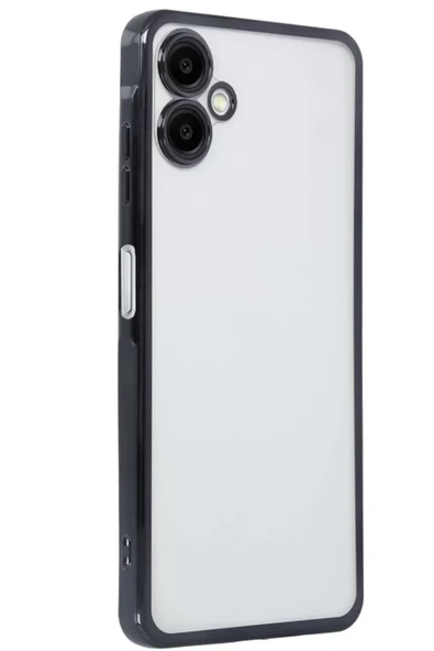 Newface Samsung Galaxy A06 Kılıf Razer Lensli Silikon - Siyah ürün görseli 1