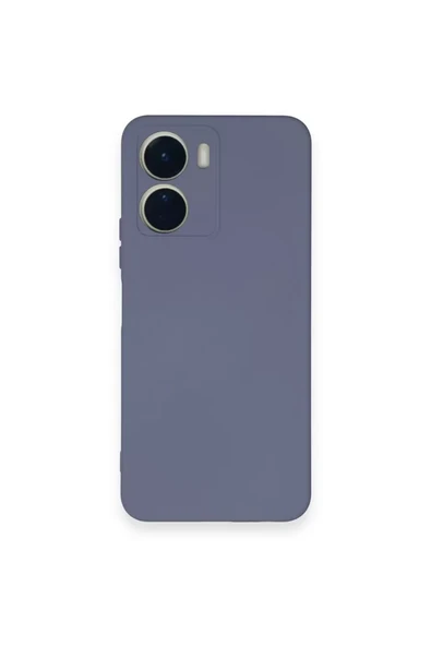 Newface Vivo Y16 Kılıf Nano içi Kadife Silikon - Gri ürün görseli 1