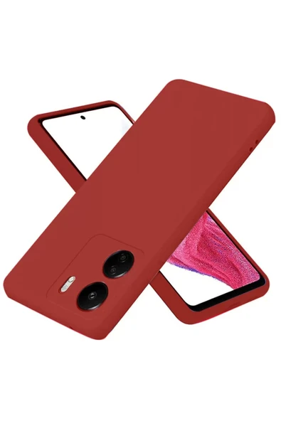 Newface Xiaomi Redmi 13C Kılıf First Silikon - Bordo ürün görseli 1