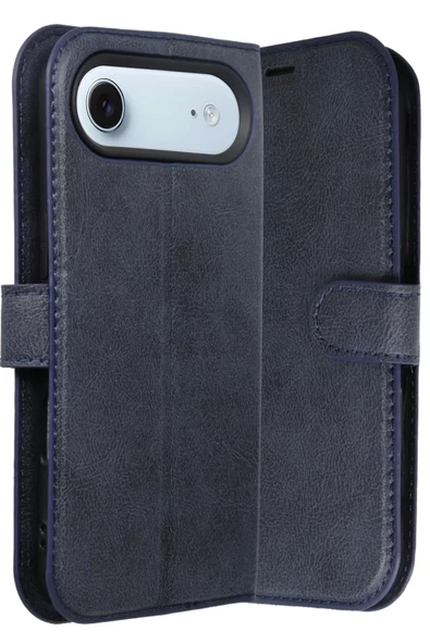 Newface Apple iPhone 17 Air Trend S Plus Kapaklı Kılıf - Lacivert ürün görseli 1