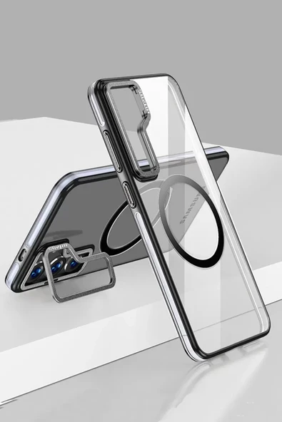 Joko Samsung Galaxy S24 Crystal Magsafe Kapak - Siyah ürün görseli 1