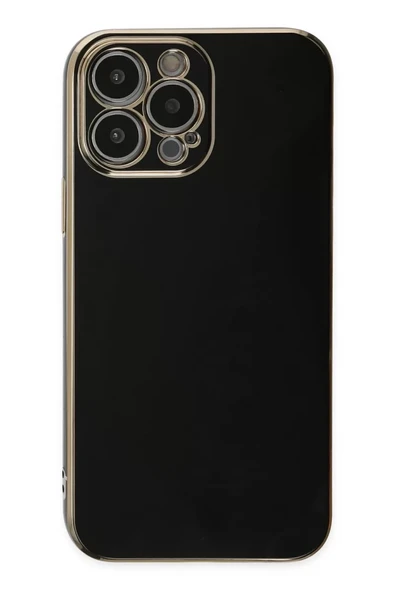 Newface Apple iPhone 15 Pro Max Kılıf Volet Silikon - Siyah ürün görseli 1