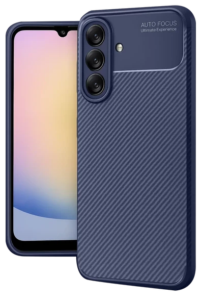 Newface Samsung Galaxy A17 5G Auto Focus Karbon Kapak - Lacivert ürün görseli 1