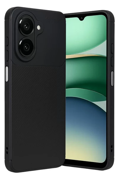 Newface Samsung Galaxy A07 4G Auto Focus Karbon Kapak - Siyah ürün görseli 1