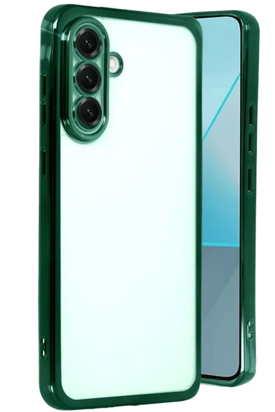 Newface Samsung Galaxy A17 5G Razer Lensli Silikon - Yeşil ürün görseli 1