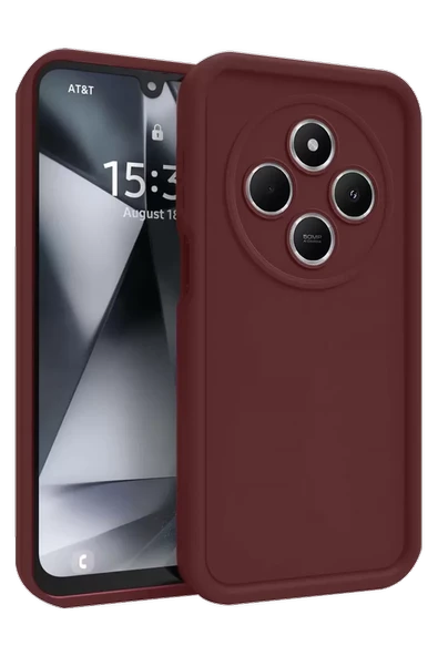 Newface Xiaomi Redmi 14C Kılıf Viera Silikon - Bordo ürün görseli 1