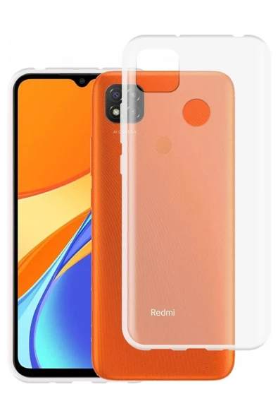 Newface Xiaomi Redmi 9C Kılıf Lüx Şeffaf Silikon ürün görseli 1