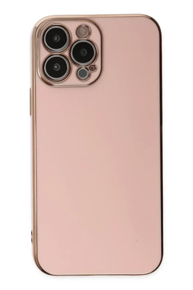 Newface Apple iPhone 15 Pro Max Kılıf Volet Silikon - Pembe ürün görseli 1