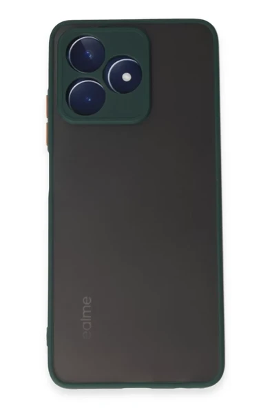 Newface Realme C53 Kılıf Montreal Silikon Kapak - Yeşil ürün görseli 1