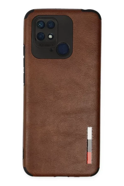 Newface Xiaomi Redmi 10C Kılıf Loop Deri Silikon - Kahverengi ürün görseli 1