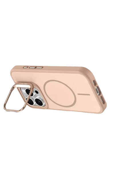 Joko Apple iPhone 16 Pro Max Flexa Magsafe Kapak - Gold - Resim 2