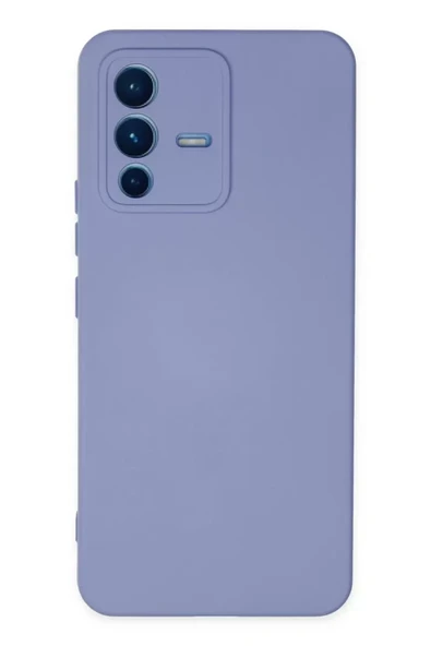 Newface Vivo V23 5G Kılıf Nano içi Kadife Silikon - Lila ürün görseli 1