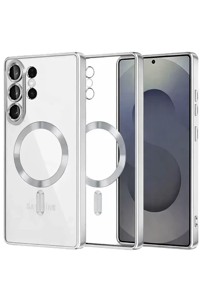 Newface Samsung Galaxy S26 Ultra Kross Magneticsafe Kapak - Gümüş ürün görseli 1