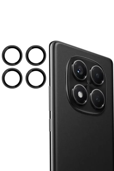 Joko Xiaomi Redmi Note 14 Pro 4G PVD Metal Kamera Lens - Siyah ürün görseli 1