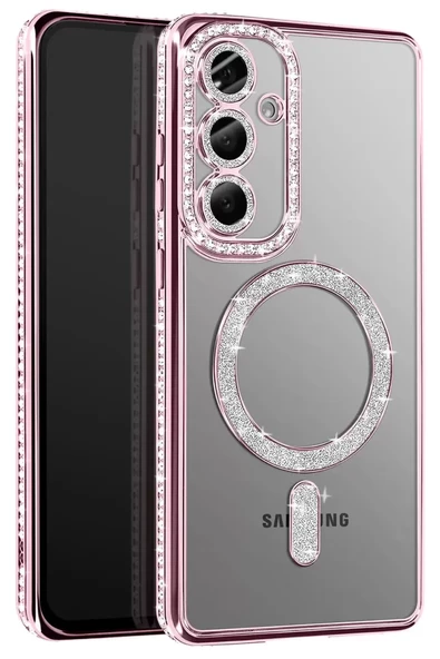 Newface Samsung Galaxy S26 Plus Joke Simli Magneticsafe Kılıf - Pembe ürün görseli 1