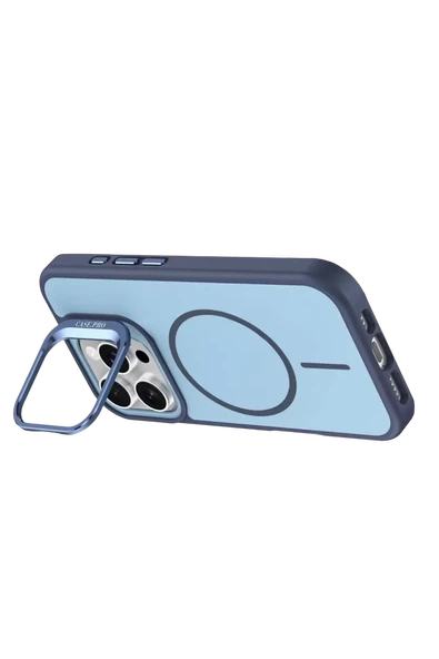 Joko Apple iPhone 16 Pro Max Flexa Magsafe Kapak - Mavi - Resim 2