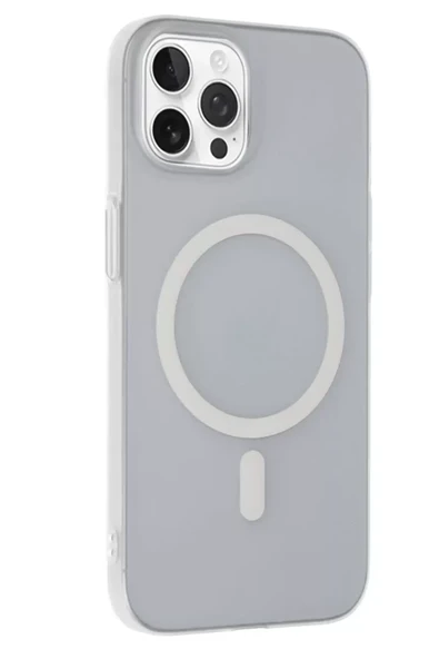 Joko Apple iPhone 15 Pro Max Tuna PC Slim Magsafe Kapak - Şeffaf ürün görseli 1