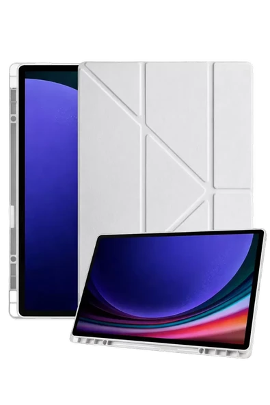Newface Samsung Galaxy X930 Tab S11 Ultra 14.6 Kalemlikli Mars Tablet Kılıfı - Gri ürün görseli 1