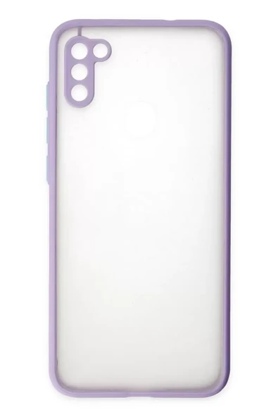 Newface Samsung Galaxy A11 Kılıf Montreal Silikon Kapak - Mor ürün görseli 1
