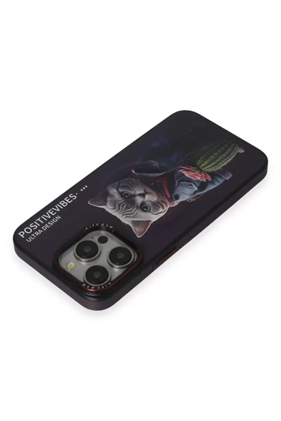 Joko Apple iPhone 14 Pro Fun Magsafe Kapak - Derin Mor - Resim 3