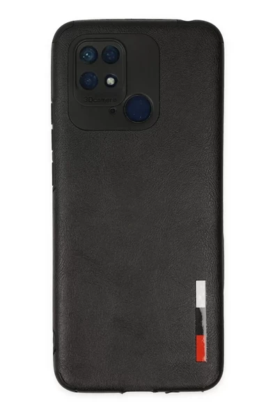 Newface Xiaomi Redmi 10C Kılıf Loop Deri Silikon - Siyah ürün görseli 1