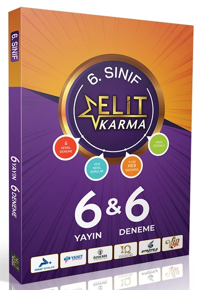 Paraf 6. Sınıf Elit Karma 6x6 Deneme Çözümlü Paraf Yayınları ürün görseli 1