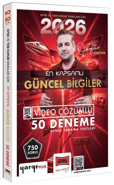 Yargı 2026 KPSS En Kapsamlı Güncel Bilgiler 50 Deneme Çözümlü - Özgür Özkınık Yargı Yayınları ürün görseli 1