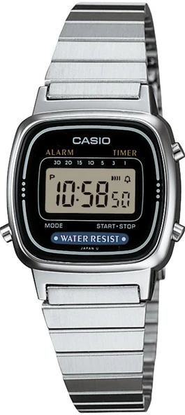 CASIO LA670WD-1DF RETRO KADIN KOL SAATİ - Resim 5