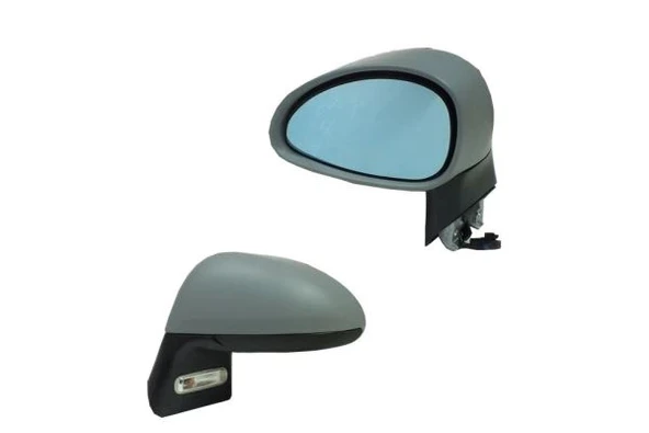 Citroen C4 2004-2010 Elektrikli Otomatik Katlanır Ayna Astarlı Kör Noktalı Sol (Oem No: 8149.Yr) ürün görseli 1