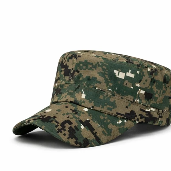 Valkyrie Dijital Kamuflaj Şapka Ayarlanabilir Unisex Askeri Kep Outdoor Kamp Balıkçı Şapkası E ürün görseli 1