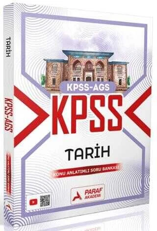 Paraf Akademi KPSS MEB-AGS Tarih Konu Anlatımlı Soru Bankası Paraf Akademi Yayınları ürün görseli 1