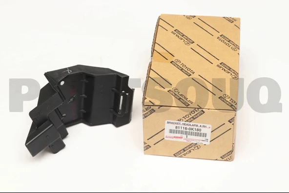 Toyota Hilux 2006-2012 Tampon Bağlantı Braketi Far Altı Sağ (Oem No: 81116-0K180) ürün görseli 1