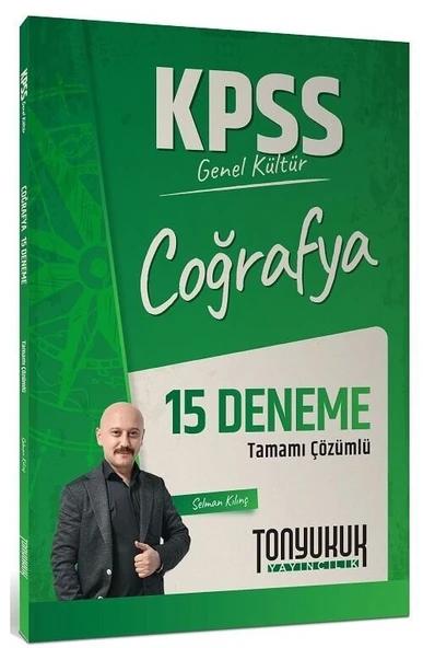 Tonyukuk 2026 KPSS Coğrafya 15 Deneme Çözümlü - Selman Kılınç Tonyukuk Yayıncılık ürün görseli 1