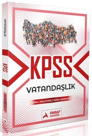 Paraf Akademi KPSS Vatandaşlık Konu Anlatımlı Soru Bankası Paraf Akademi Yayınları ürün görseli 1