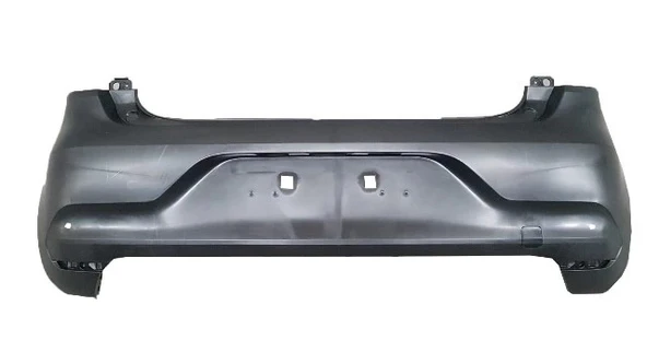 Renault Clio 5 Hatchback 2020-2023 Arka Tampon Siyah (Sensör Delikli - Çeki Demiri Kapaklı) (Eurobump) (Oem No: 85022464 ürün görseli 1