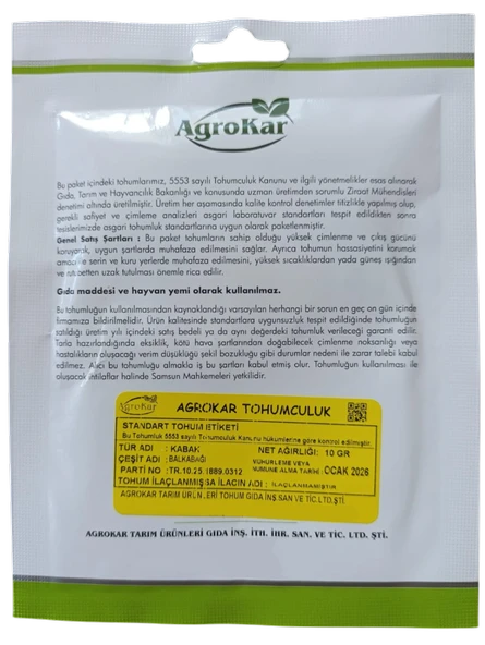 Bal Kabağı Tohumu 10 gr - Resim 2