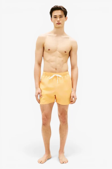 Tommy Hilfiger   TJ MEDIUM DRAWSTRING SOLID Erkek Turuncu Deniz Şortu - UM0UM03852 - Resim 2