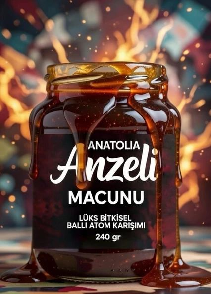 Anzeli Anatolia Ballı Karışık Bitkisel Besin Güç ve Ginsengli 240 gr ürün görseli 1