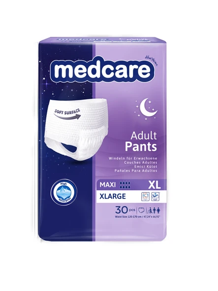 Medcare Maxi 8 Damla Emici Külotlu Büyük Beden (XL) 30 x 4 (120’li) 4 Paket ürün görseli 1