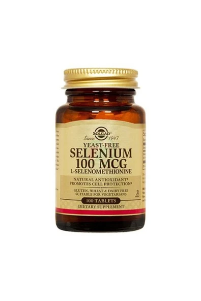 Solgar Selenium 100 Mg 100 Tablet ürün görseli 1