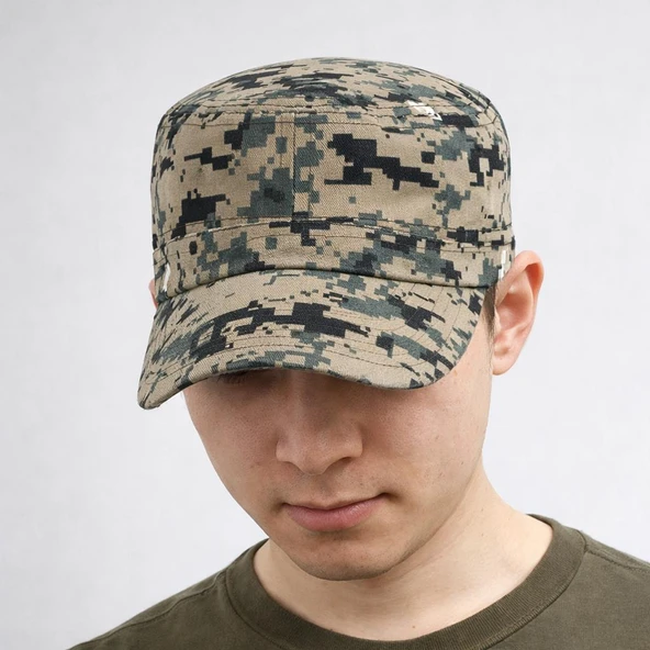 Valkyrie Dijital Kamuflaj Şapka Ayarlanabilir Unisex Askeri Kep Outdoor Kamp Balıkçı Şapkası A ürün görseli 1
