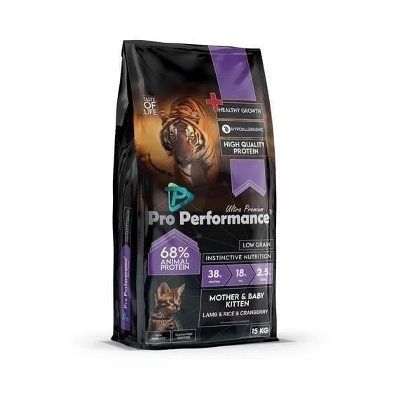 Pro Performance Kuzulu ve Pirinçli Mother & Baby Anne Yavru Kedi Maması 15 Kg ürün görseli 1