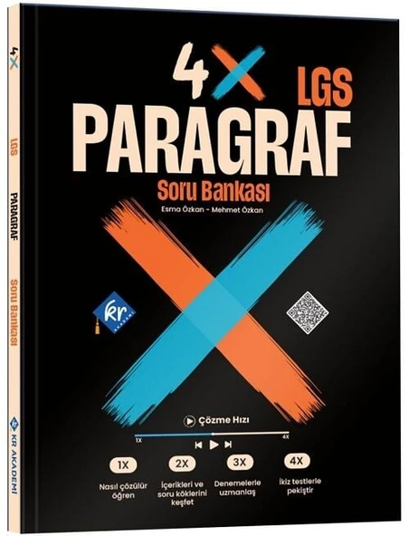 KR Akademi LGS 4X Paragraf Soru Bankası Çözümlü KR Akademi ürün görseli 1